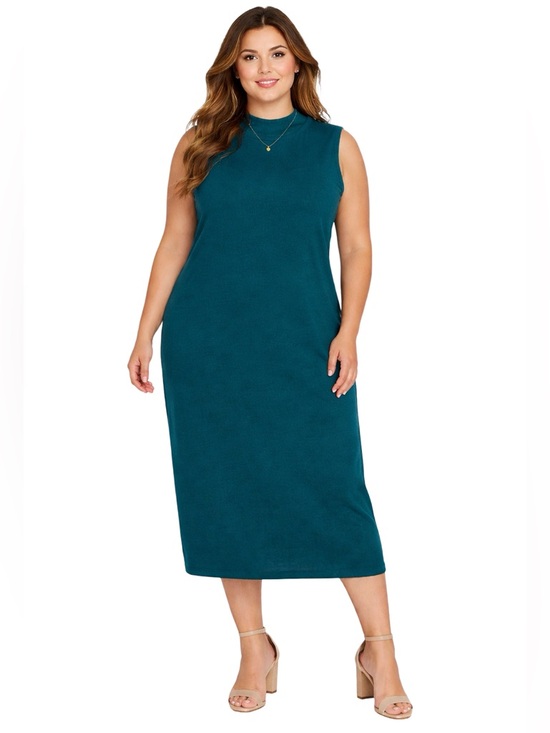 Universal Standard Dresses & Skirts - Universal Standard High Neck Sleeveless Dress Size Universal XL US 4X Teal Green